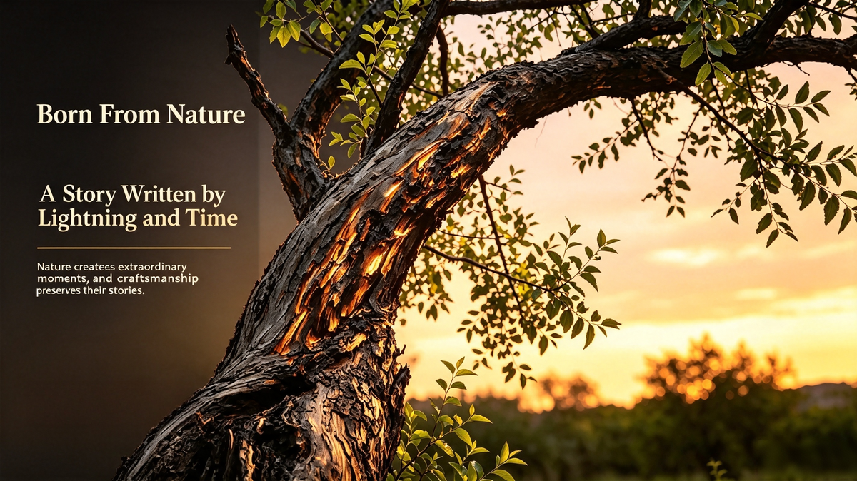 Our Story | Fortideal Natural Lightning-Struck Jujube Wood Craft