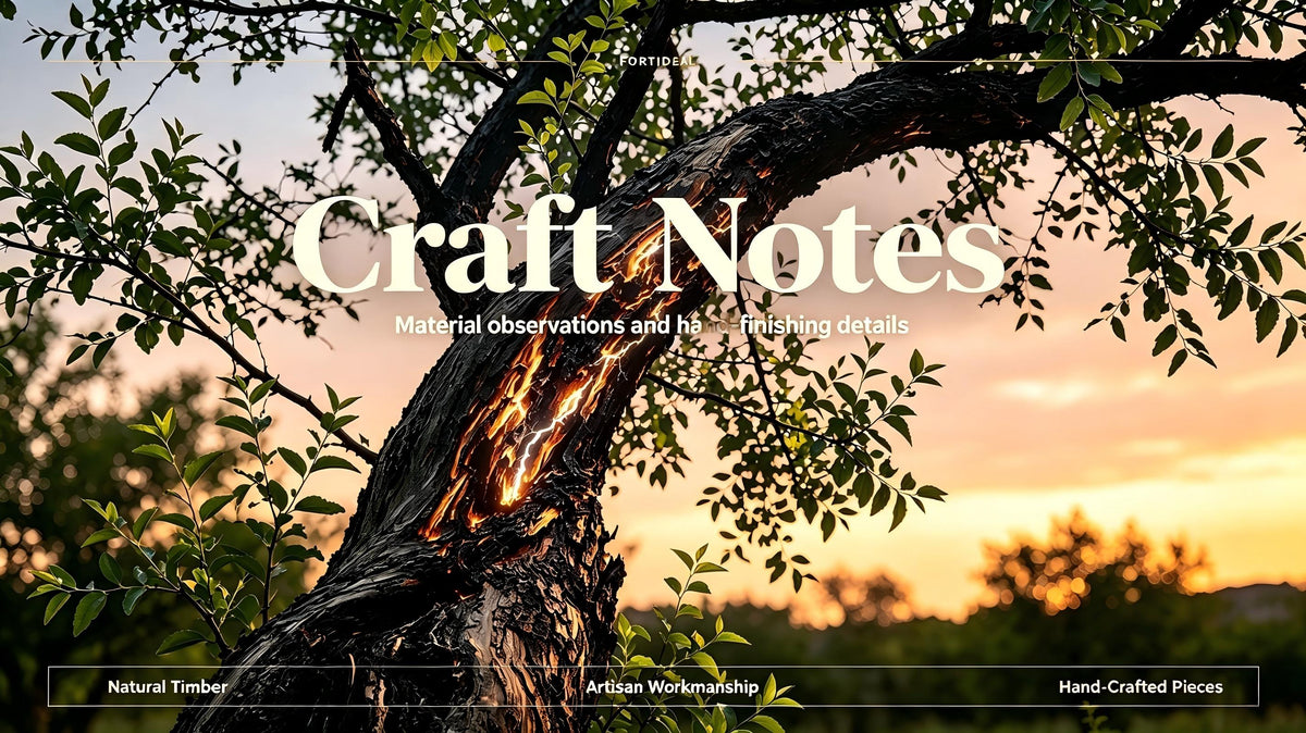 Craft Notes: Material & Craftsmanship Behind FORTIDEAL Pieces
