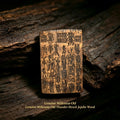Millennia‑Old Natural Thunder‑Struck Jujube Wood Dual‑Sided Symbol Pendant | FORTIDEAL