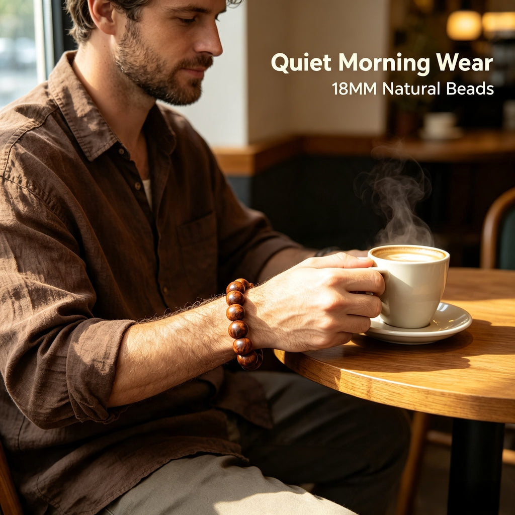 Lightning-struck jujube wood bracelet| Fortideal