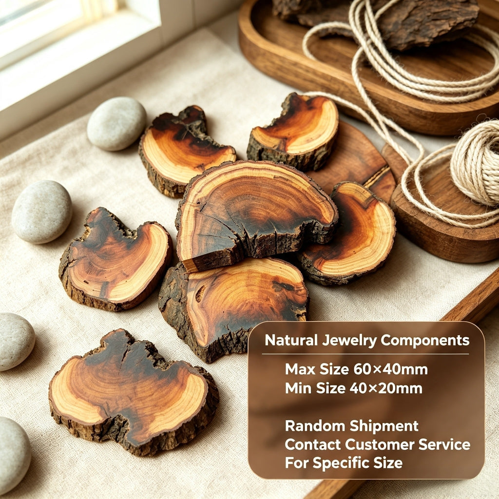 Natural Lightning-Struck Jujube Wood DIY Accessories | Fortideal