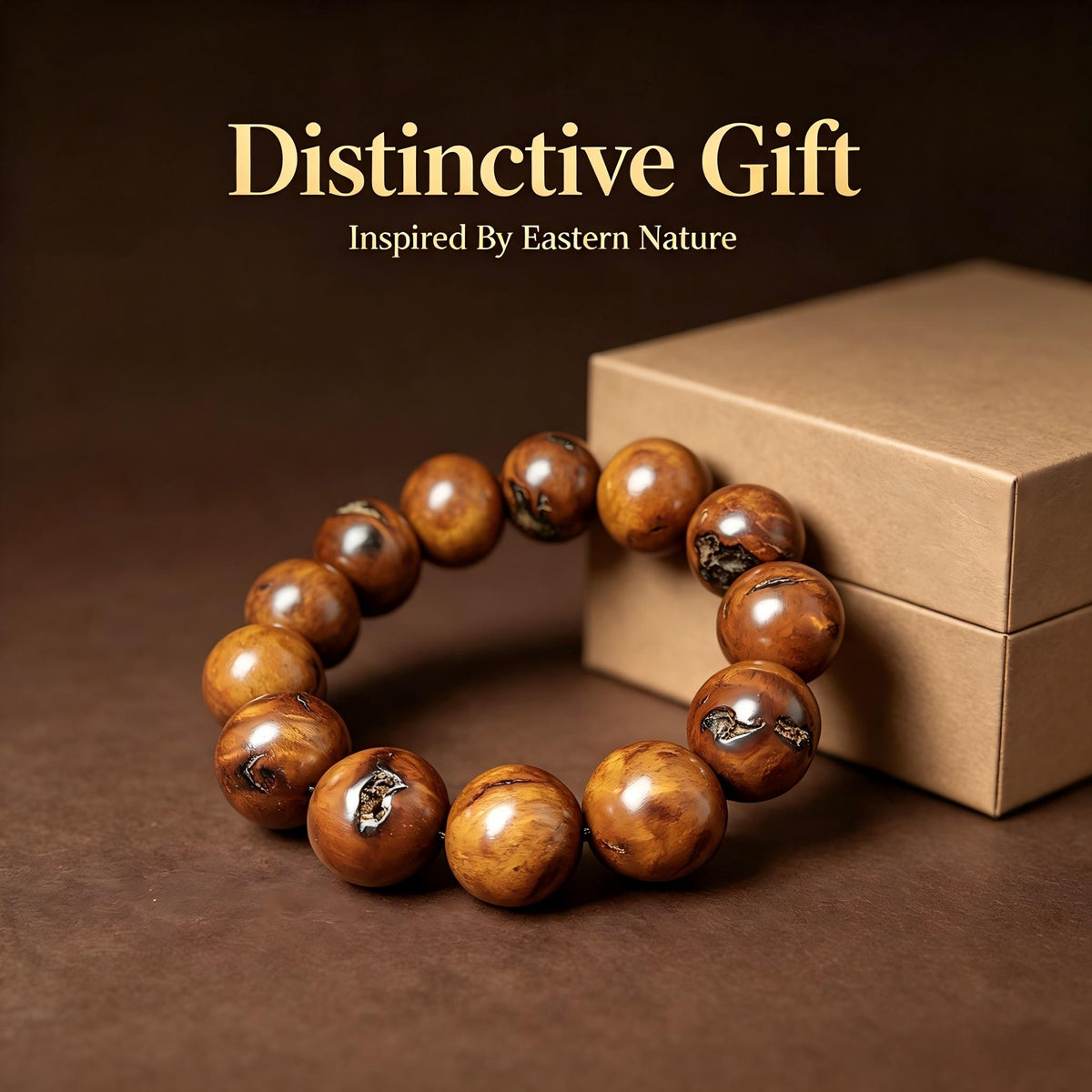 Lightning-struck jujube wood bracelet| Fortideal