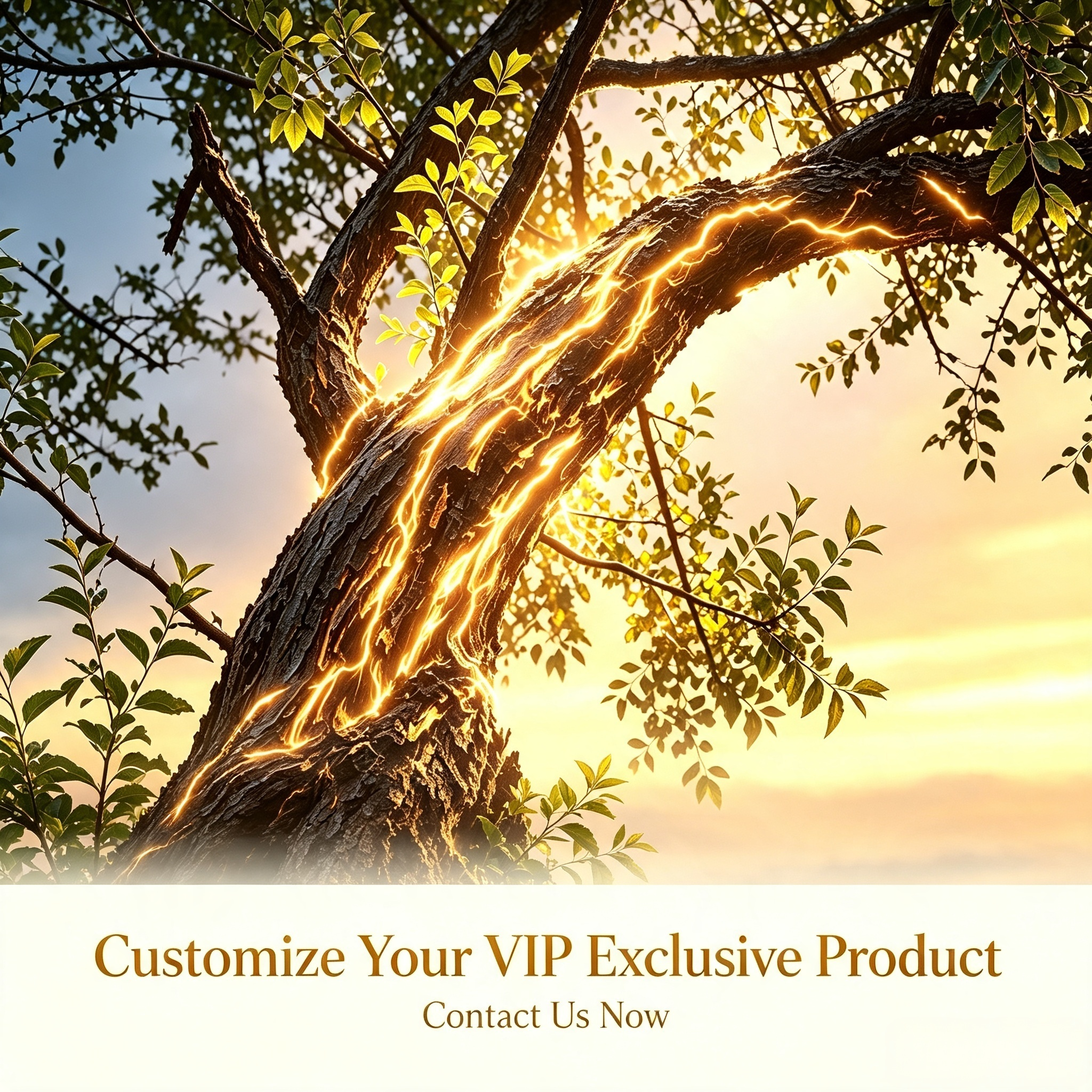 Custom Order Deposit – Personalized Lightning-Struck Jujube Wood Piece | FORTIDEAL