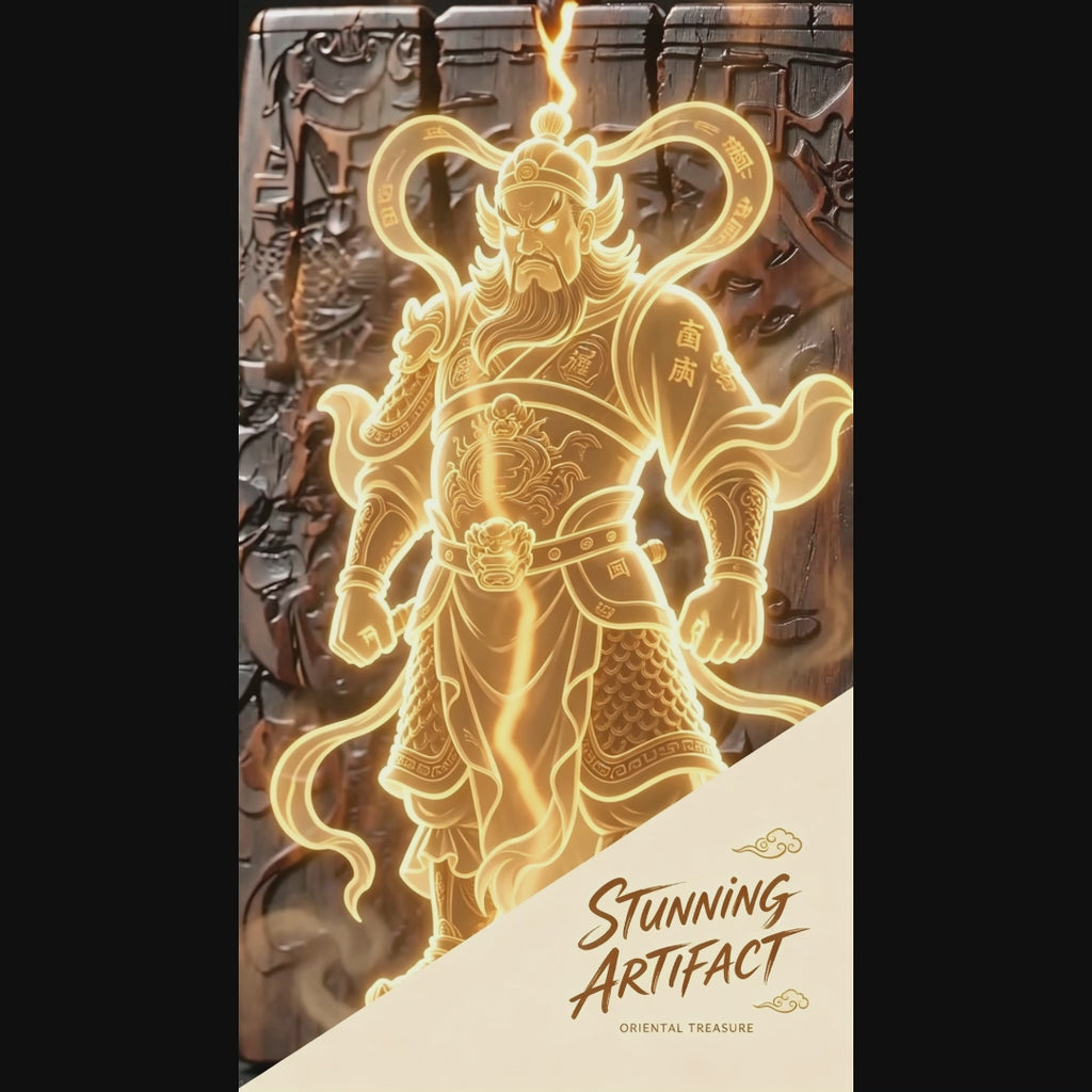 Zhong Kui Thousand‑Year Natural Thunder‑Struck Jujube Wood Limited‑Edition Pendant | FORTIDEAL